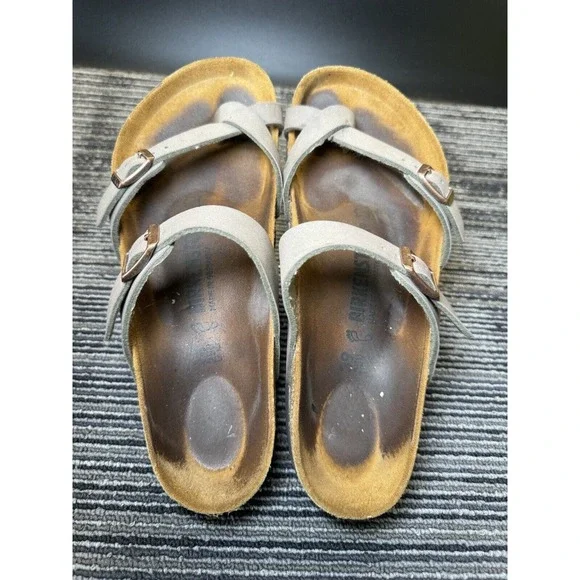 Birkenstock Mayari women's Size 9 brown Strappy Leather Sandals/#Q/ - Picture 8 of 8